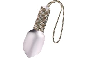 Hamans Ultralight Backpacking Trowel Aluminum Shovel Small Potty Backpacking Gardening Trowel Shovel Spade for Outdoor Campin