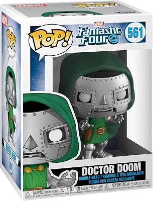 Pop! Marvel: Fantastic Four - Doutor Dr. Doom - Figura de vinil colecionável - Ideia de Presente - Merchandising Oficial - Brinquedos para Crianças e Adultos - Fãs de Banda Desenhada
