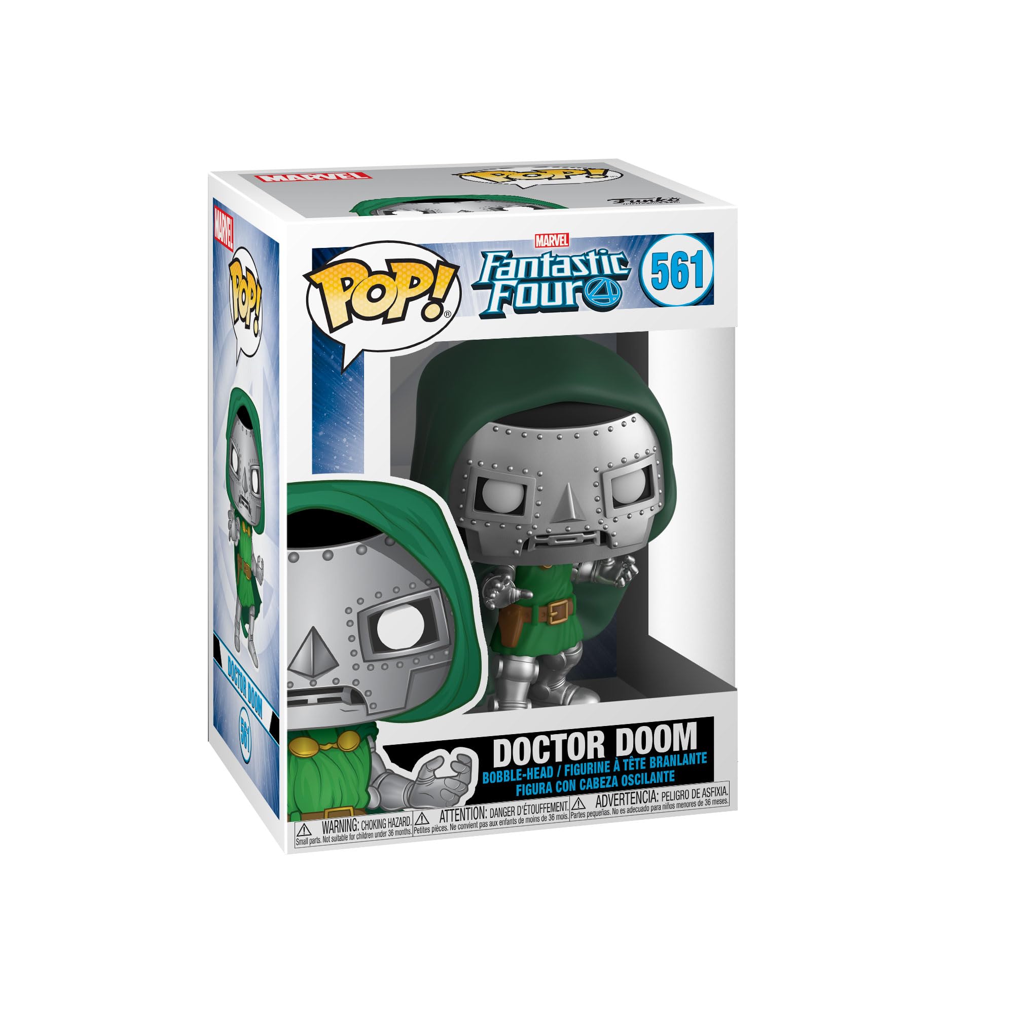 Funko POP! Marvel: Fantastic Four - Doctor Doom - Collectable Vinyl Figure - Gift Idea - Official Merchandise - Toys For Kids & Adults - Model Figure for Collectors and Display