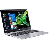 acer Aspire 5 Slim Laptop, 15.6" Full HD IPS Display, AMD Ryzen 5 3500U, Vega 8 Graphics, 8GB DDR4, 256GB SSD, Backlit Keyboard, Windows 10 Home, A515-43-R5RE, Silver