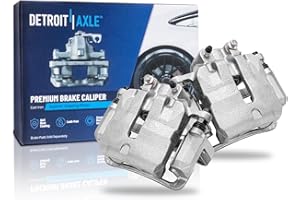 Detroit Axle - Front 2pc Brake Calipers for Chevrolet Impala Malibu Equinox GMC Terrain Buick LaCrosse Regal Allure Cascada Cadillac ELR, 2 Brake Calipers w/Brackets Replacement