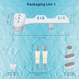 Hibbent Bidet Toilet Seat Attachment Dual Nozzle Hot Cold Water Non-Electric view 4