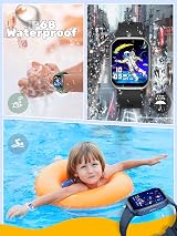 teslahero Kids Smartwatch Purple Heart Rate Sleep Tracker Activity Waterproof view 7