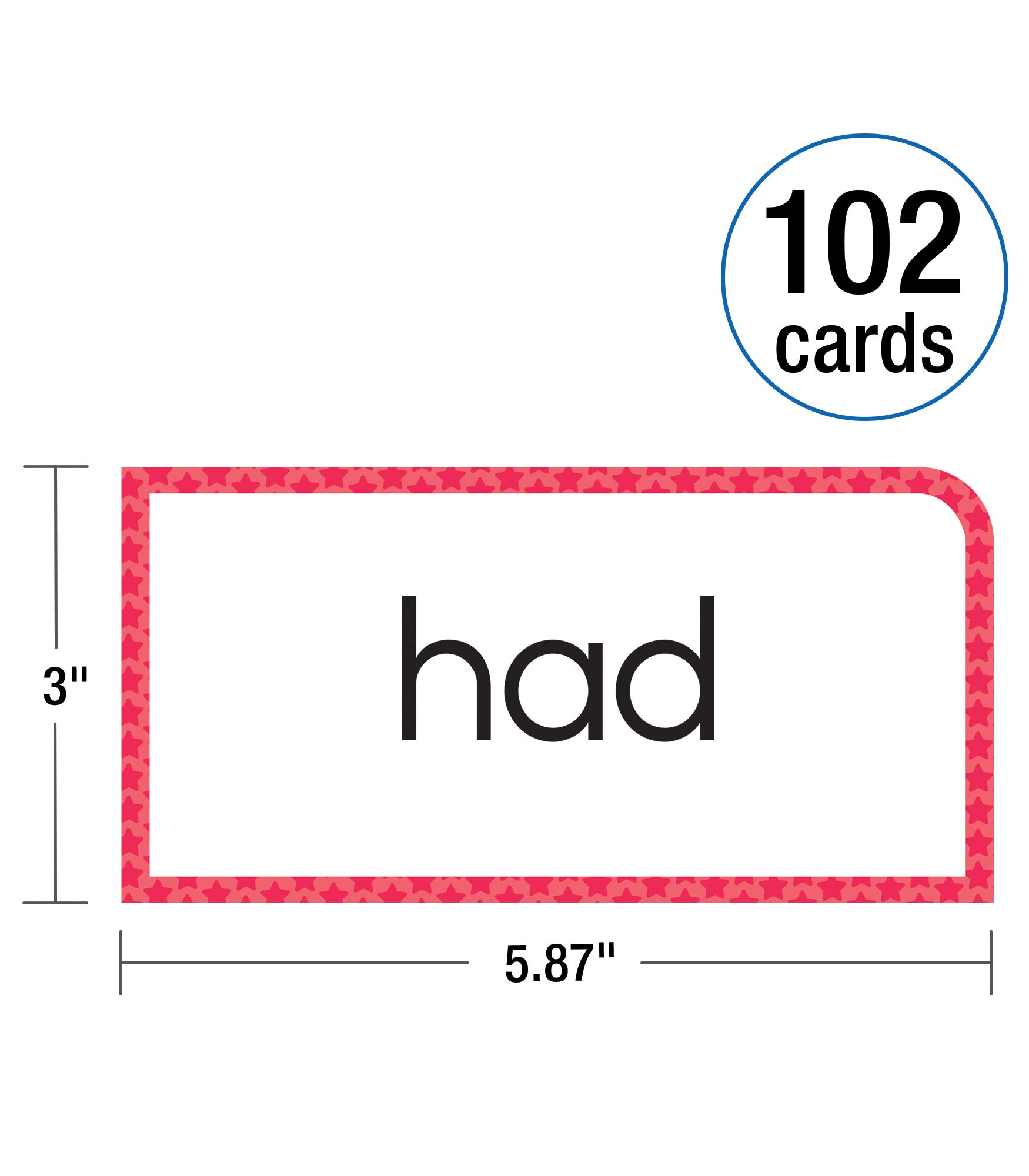 Carson-Dellosa-Basic-Sight-Words-Flash-Cards-102-Cards-for-Phonics-Beginning-Readers-1st-Grade-Cards-Ages-6-and-up