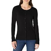 Amazon Essentials Women's Lightweight Crewneck Cardigan Sweater