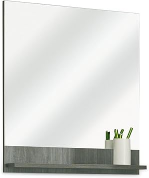 Badezimmerspiegel Badspiegel Wandspiegel | Graphit Struktur | Dekor