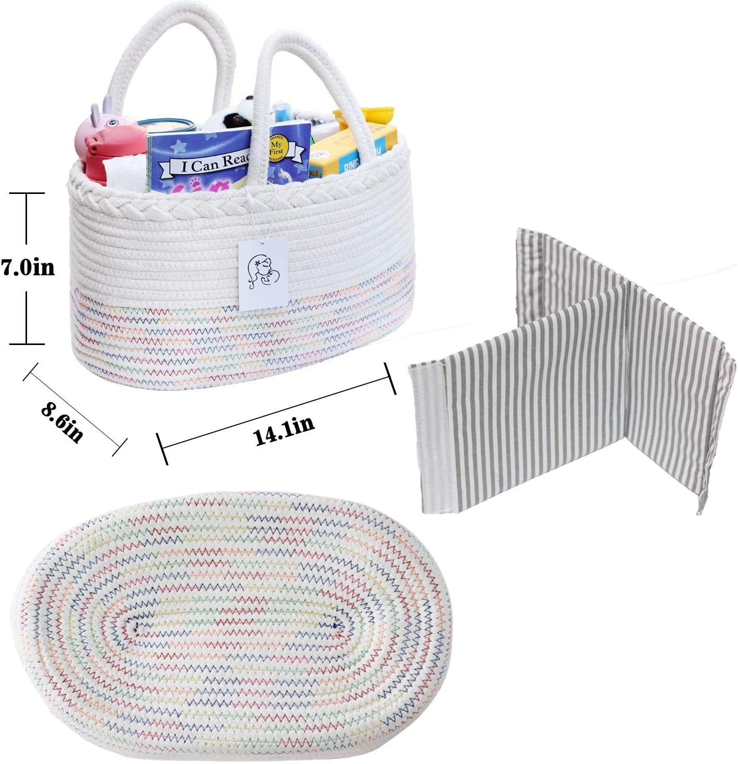 nappy storage basket