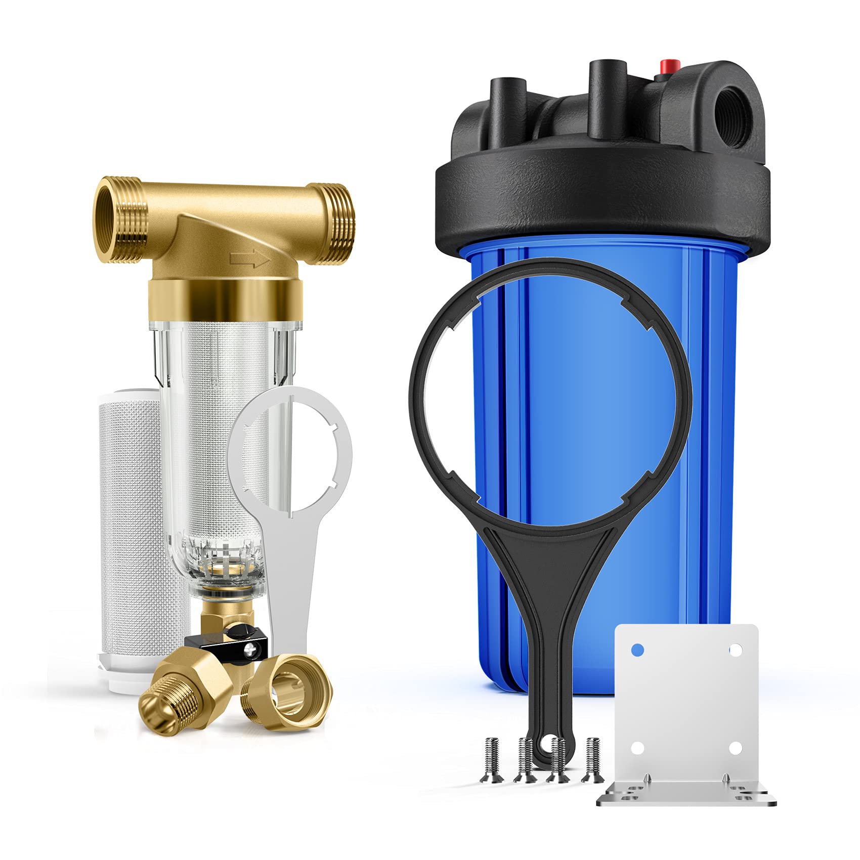 Buy SimPure 40/200 Micron Spin Down Sediment Water Filter Combine with