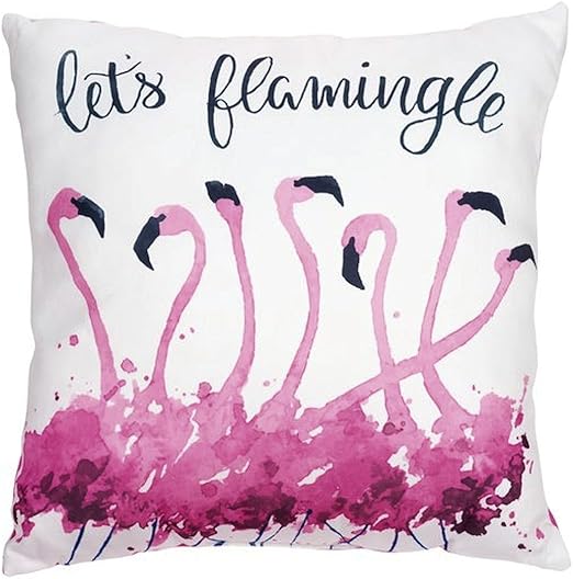 Let’s Flamingle Pillow