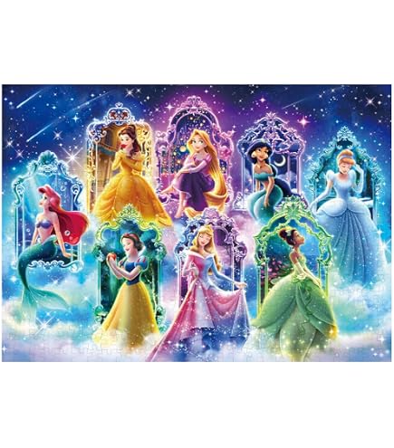 Amazon.com: 1000ピース ジグソーパズル ステンドアート ディズニー