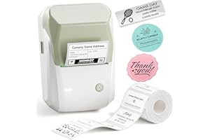 NIIMBOT B1 Label Maker Machine with Tape, Thermal Label Printer Easy to Use for Office, Home, Business, 2 Inch Label Maker with Labels(2'' x1.18'')