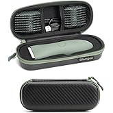 Case for Meridian Trimmer Shaver, Compatible with MANSPOT/LADYSPOT Manscape Groin & Body Hair Trimmer, Hard Travel Cases for Protecting Electric Razor Shavers and Storing Accessories (Case Only)