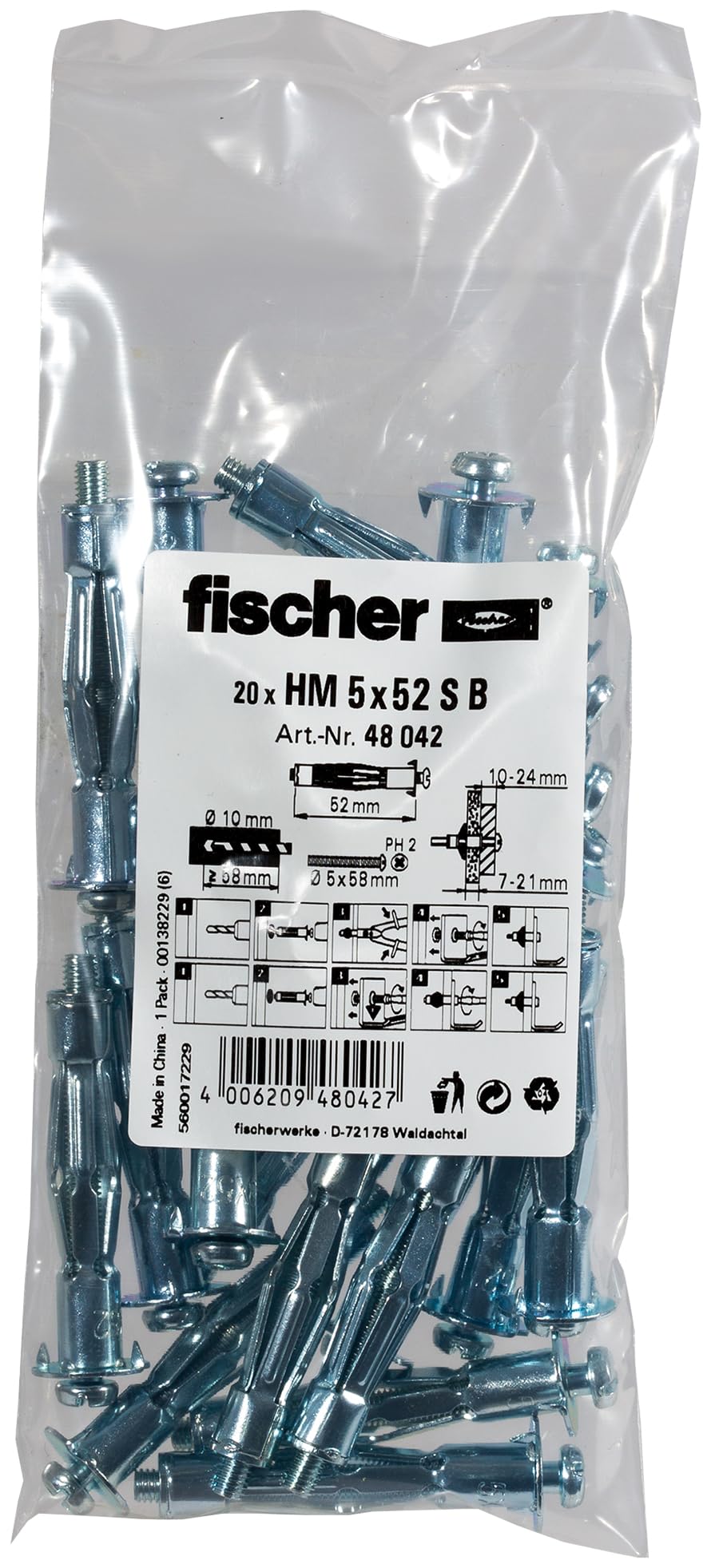 Fischer Cavity Metal Fixing HM, 48042