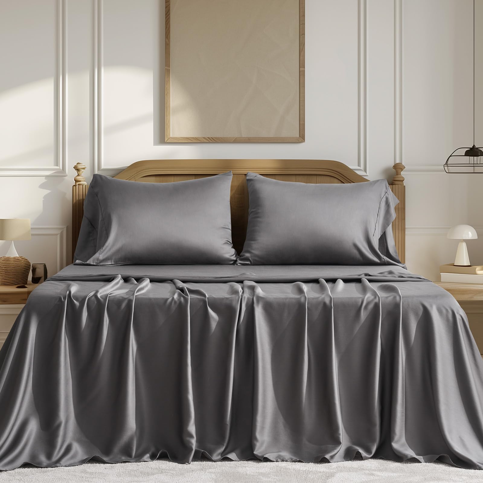 EVERGRACE Tencel Sheet Set Queen Size 4