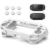 L2 R2 Trigger Hand Grip Shell Controller Protective Case for Playstation PS Vita 1000 （White）