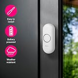 Byron Wireless Doorbell Set 2 Chimes 150 m 16 Melodies DBY-22317UK view 4