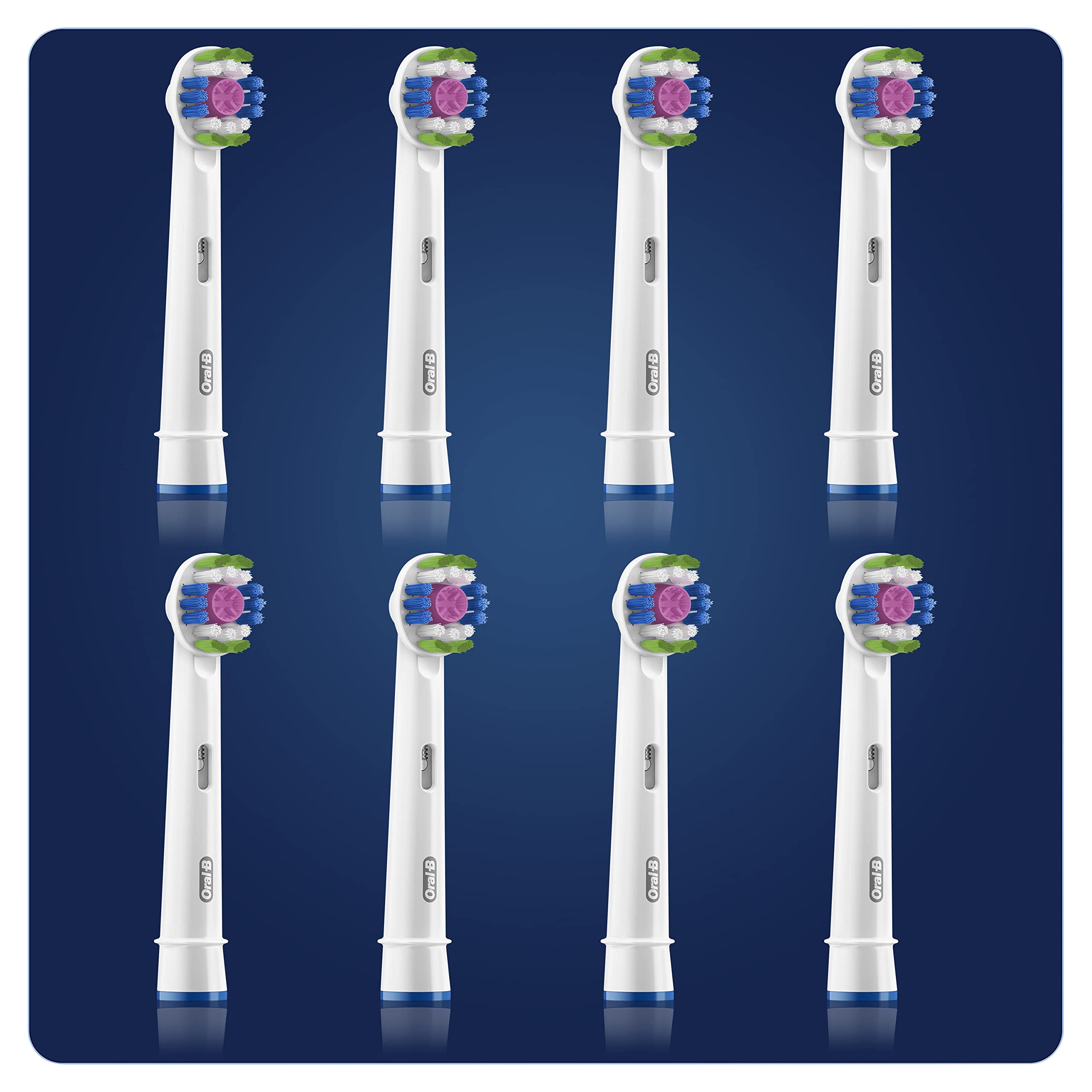 Oral-B 3D White Replacement Heads with Cleanmaximiser Technology