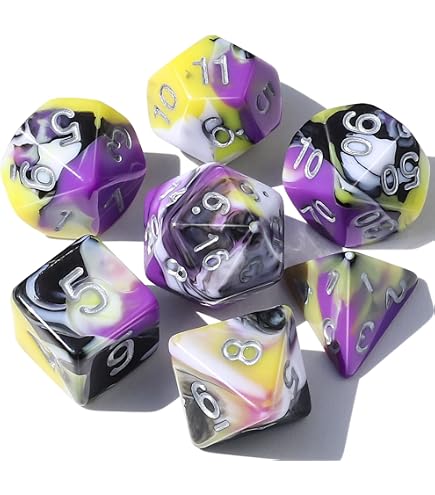 4 Pack Compass Dice (D8) - 16mm Red, Blue, Green, Yellow Direction Dice With N,S,E,W Markings - View #3