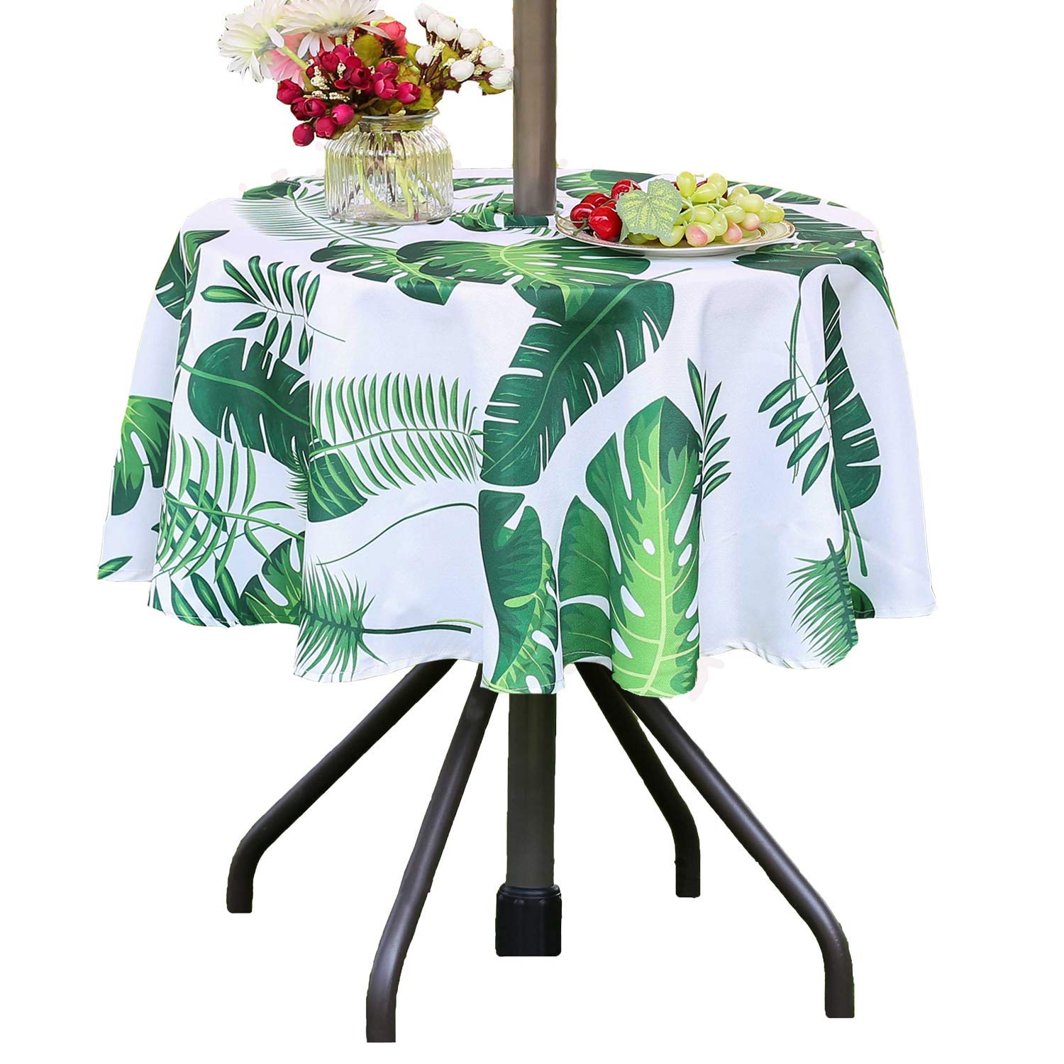 Best table cloth round with umbrella hole