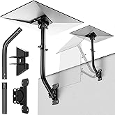 WTPGTI Starlink Gen 3 Mount, Lengthening 360° Adjustable Starlink Mounting Kit Compatible with V3 Starlink Standard Dish, Wal