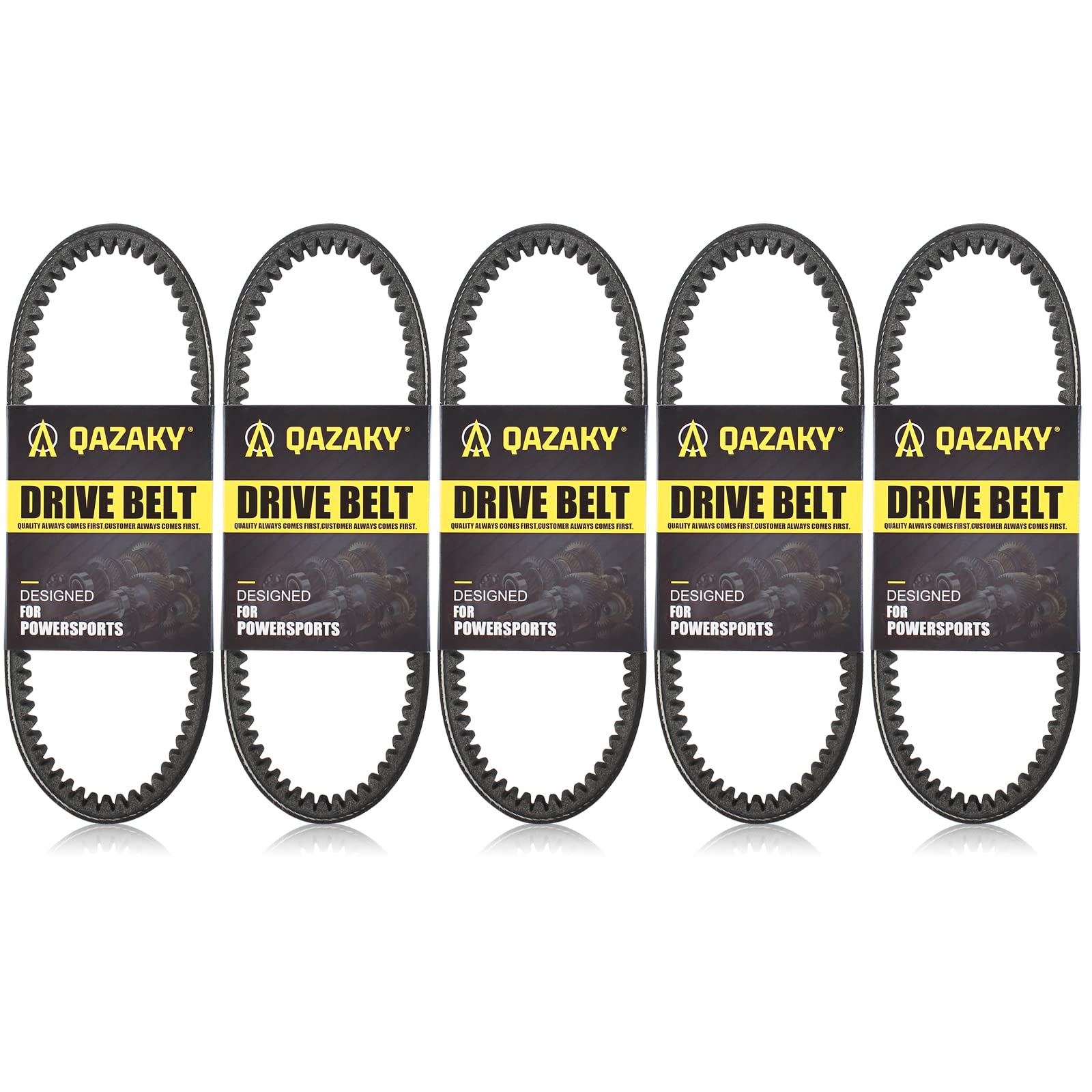 QAZAKY 5 Pcs Drive Belt Compatible with Comet 203785 203785A Manco 12346 40 45 Series Go Kart Torque Converter