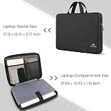 MATEIN 17 Inch Laptop Bag TSA Friendly Water-Resistant Sleeve with Pockets Black view 5