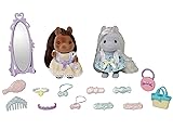 Calico Critters Bella,Giselle Pony Friends
