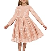GRACE KARIN Girl Sequin Party Dress Formal Birthday Pageant Fancy Prom Mesh Dresses for Teen Girl 6-14Years