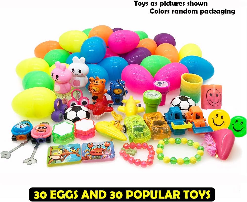 big egg with toys inside