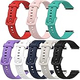 FitTurn [8pack Bands Compatible with MorePro HM08 Watch Replacement Soft Durable Colourful Silicone Watch Band Strap Breathable Wristband for MorePro HM08 Smartwatch Accessories