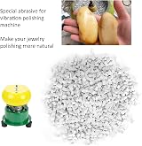 Hapivida Ceramic Triangle Abrasive Filler Media 1lb Rock Tumbling Supplies view 2