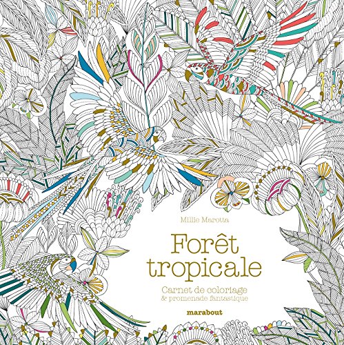 Foret tropicale / carnet de coloriage ET promenade fantastique (French Edition) by Marotta