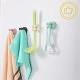 Zayin Silicone Toothbrush Holders 6 Pcs Wall Hook Self Adhesive view 4