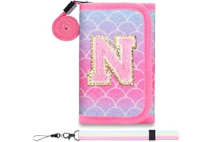 Luchike kids wallet Girls wallet with Coin Pocket - Toddler Wallet for Girls with Magic Sticker Teen Girl for Gifts N