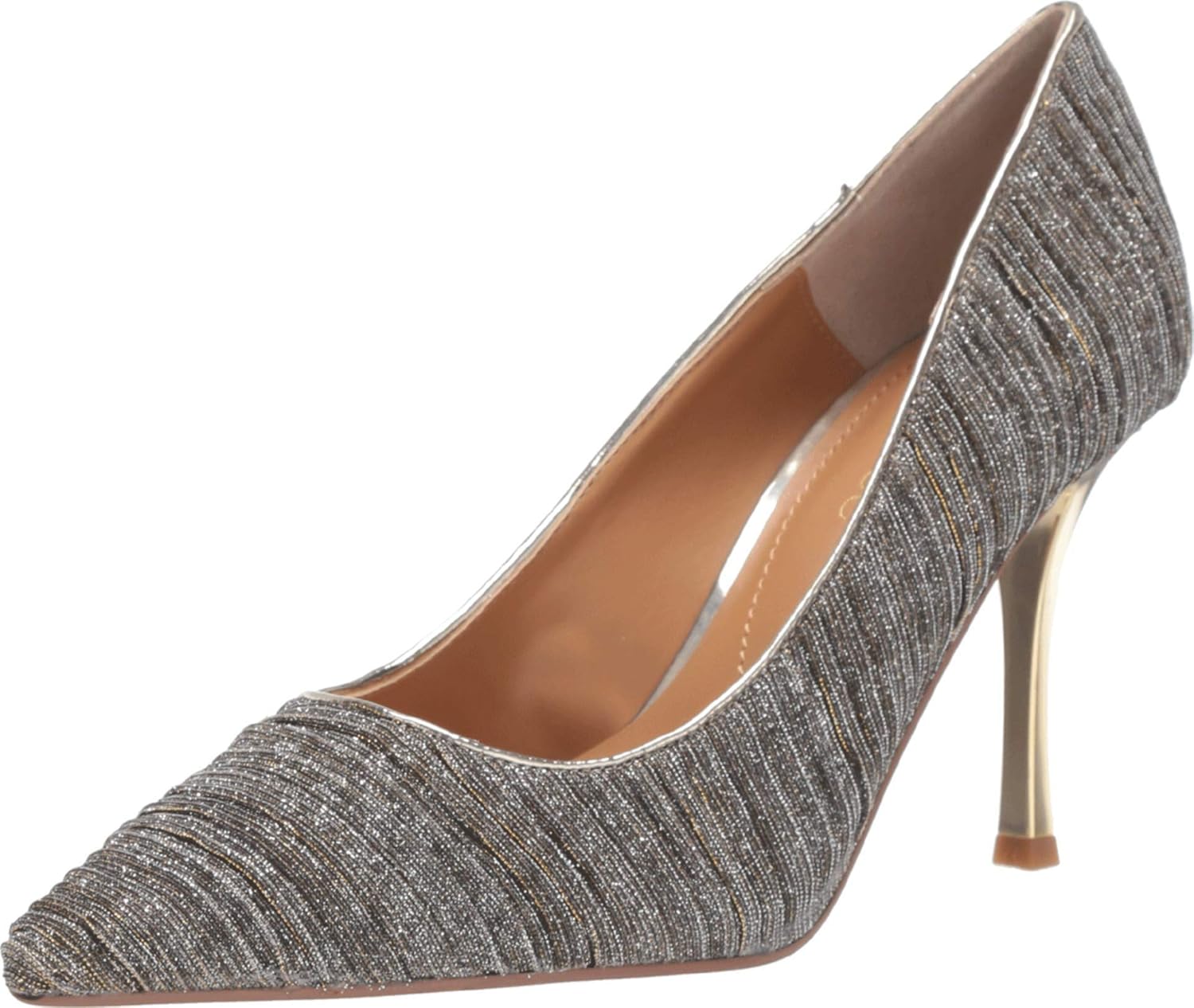 J.Renee Women�s Ginesia Pump (Taupe/Gold