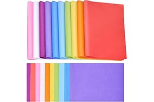 ZGORENDZ 60 Sheets 20"x14" Wrapping Tissue Paper Bulk in 10 Assorted Colors for Gift Bags Weddings Birthday Arts Craft Party Decoration