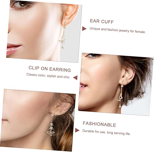 Abaodam 16 Pcs Ear Clip Adapter Screw Clip on Earrings Pierced
