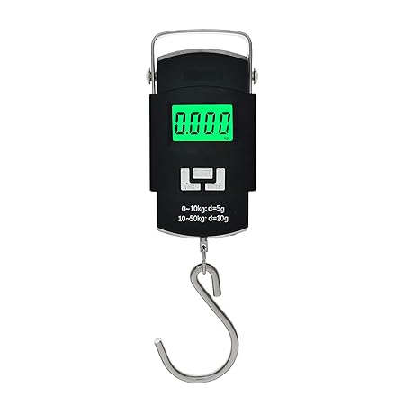 ON GATE 50Kg Portable Electronic Digital Weighing Hanging Scale for Travel Luggage