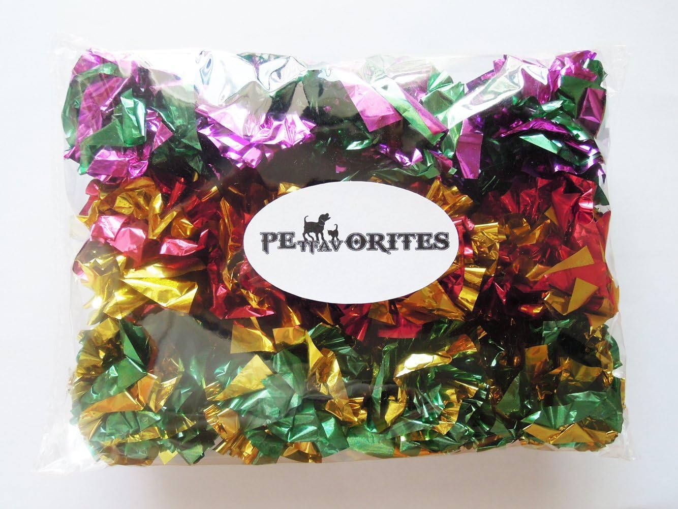 PETFAVORITES Original Mylar Crinkle Balls Cat Toys - 12 Pack : Pet Toy Balls : Pet Supplies