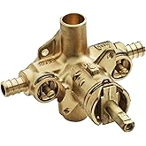 Moen Brass Commercial 1/2-Inch PEX Posi-Temp Bathroom Shower Valve, 8373HD