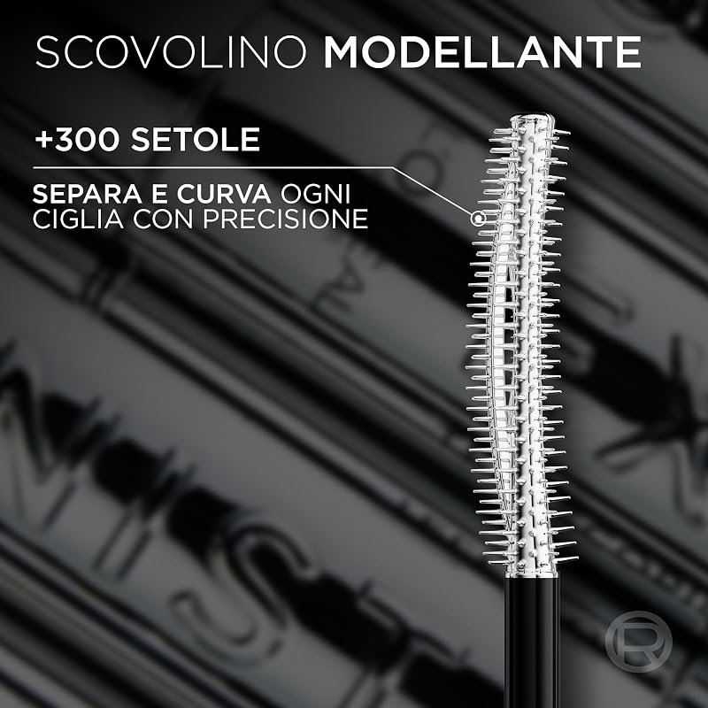 L'Oréal Paris Telescopic Extensionist Mascara Waterproof, Nero, 9,9 ml