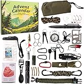 2025 Christmas Advent Calendar Outdoor Survival Tool Set