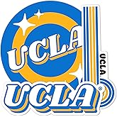 Desert Cactus UCLA Stickers University of California Los Angeles Bruins Vinyl Decals Laptop Water Bottle Car Scrapbook Sheet (70s 4inch)