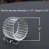 Vohocandle Clear Tealight Holder Set of 12 3.5x5 cm Glass Tealight Holders view 6