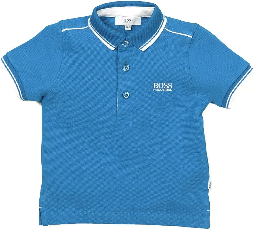 Hugo Boss Baby Boy Polo Shirt (Blue, 6 Months) Clothing