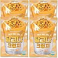 TREE FARM Dalgona Crunch 4-Pack | Coffee Topping Korean Sugar Candy Crushed Honeycomb without Chocolate Seafoam Sponge Old School Sponges 0.88 Ounce (Pack of 4)