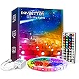 DAYBETTER Led Lights for Bedroom, 32.8ft Led Strip Lights RGB Color Changing Strip Light with Remote Control, Led Light for Room Decor, Home Decor