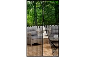 METAONLY Magnetic Screen Door, Screen Door Mesh,Door Screen Magnetic Closure for Patio Door, Keep Bugs Out Automatical Closure, Easy Install, Actual Screen Size 38"x79" (Fit Door Size up to 36"x78")