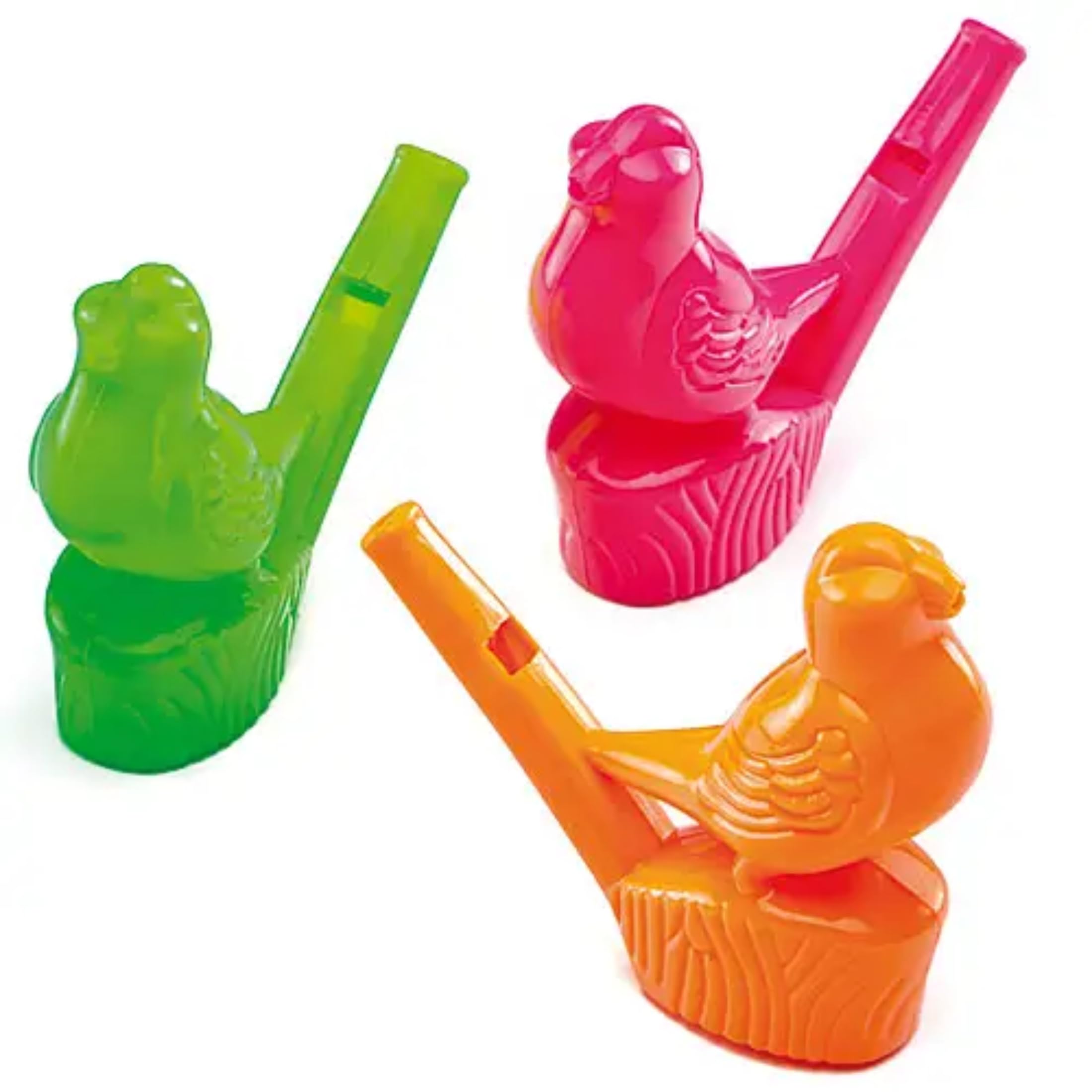 Baker Ross EF784 Warbling Waterbird Whistles (Pack of 8) for Kids Christmas Stocking Fillers and Gift Ideas