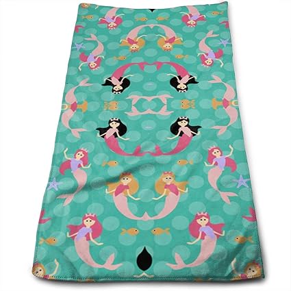 Doormat-bag Mermaids Dance The Night Away Super Soft, Machine Washable and Highly Absorbent,Towel(Wash Clothes, Face Towels, 